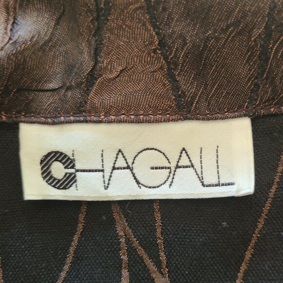 Chagall Two Tone Brown Blazer - Picture 4 of 8